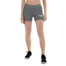 Load image into Gallery viewer, Womens tight shorts ( Dark grey/White)