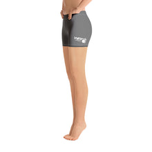 Load image into Gallery viewer, Womens tight shorts ( Dark grey/White)