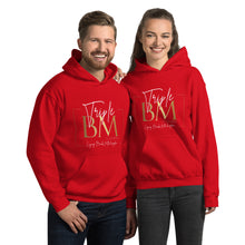 Load image into Gallery viewer, Red & Gold Unisex Pullover Hoodie