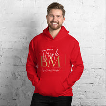 Load image into Gallery viewer, Red & Gold Unisex Pullover Hoodie