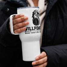 Load image into Gallery viewer, Travel mug with a handle
